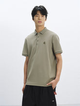 Men's Green Cooling Quick-Dry Polo Shirt